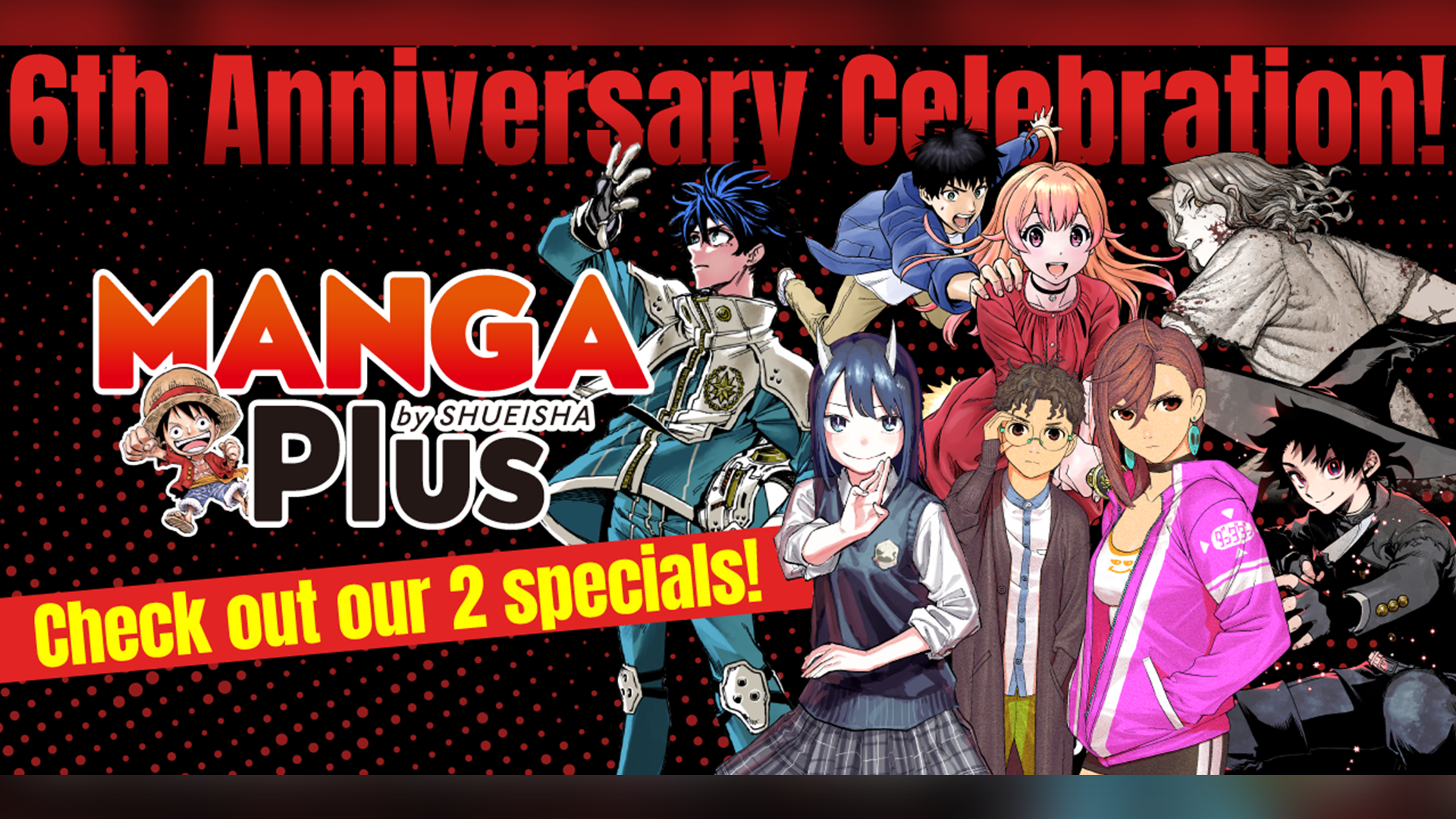 MANGA Plus by SHUEISHA Marks 6th Anniversary with Interviews and Worldwide T-Shirts Giveaway