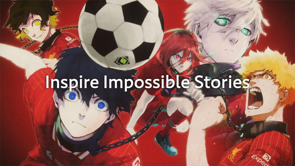 Kodansha Shares New Video and Photos for BLUE LOCK x Liverpool FC Collaboration