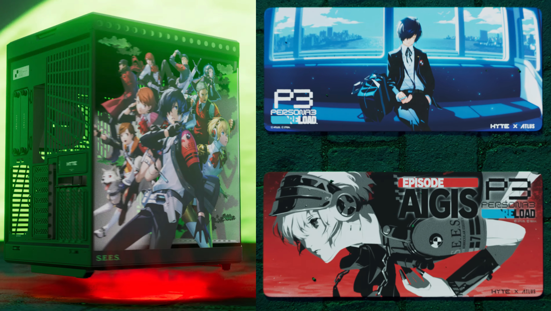 HYTE and ATLUS Reunite for New Persona 3 Reload-Themed Y70 PC Case and Accessories