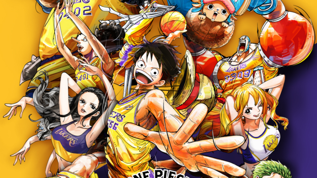 LA Lakers x One Piece Collab Gets New Visual Ahead of Game Night Against LA Clippers on February 28