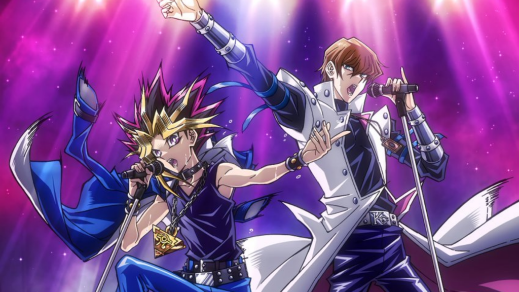 Yugi and Kaiba Rock the Stage on Yu-Gi-Oh 25th Anniversary Duelist Live Kingdom Event’s Main Visual