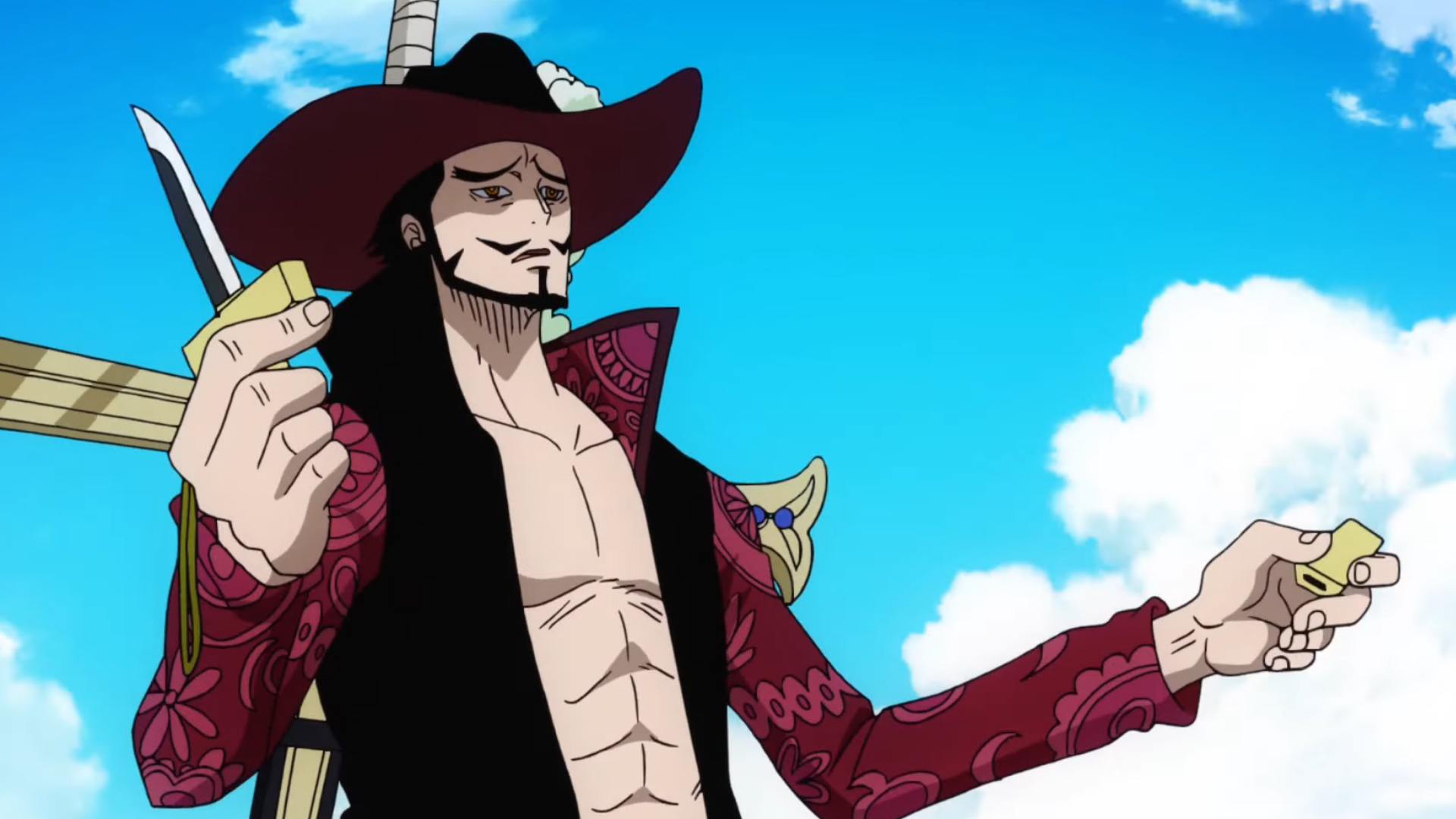 Dracule Mihawk From One Piece Uses Yoru in 2025 Birthday Illustration